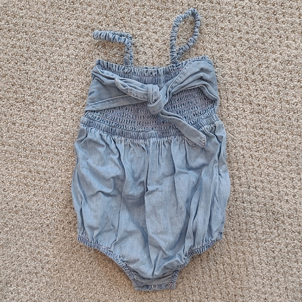 Country Road 6-12M denim bodysuit